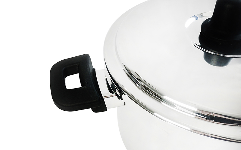 Stainless steel pressure cooker handle